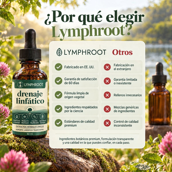 Drenaje Linfático LymphRoot — Gotas Naturales