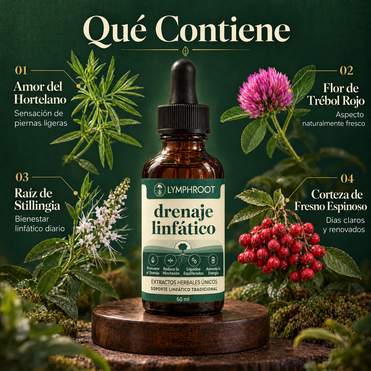 Drenaje Linfático LymphRoot — Gotas Naturales
