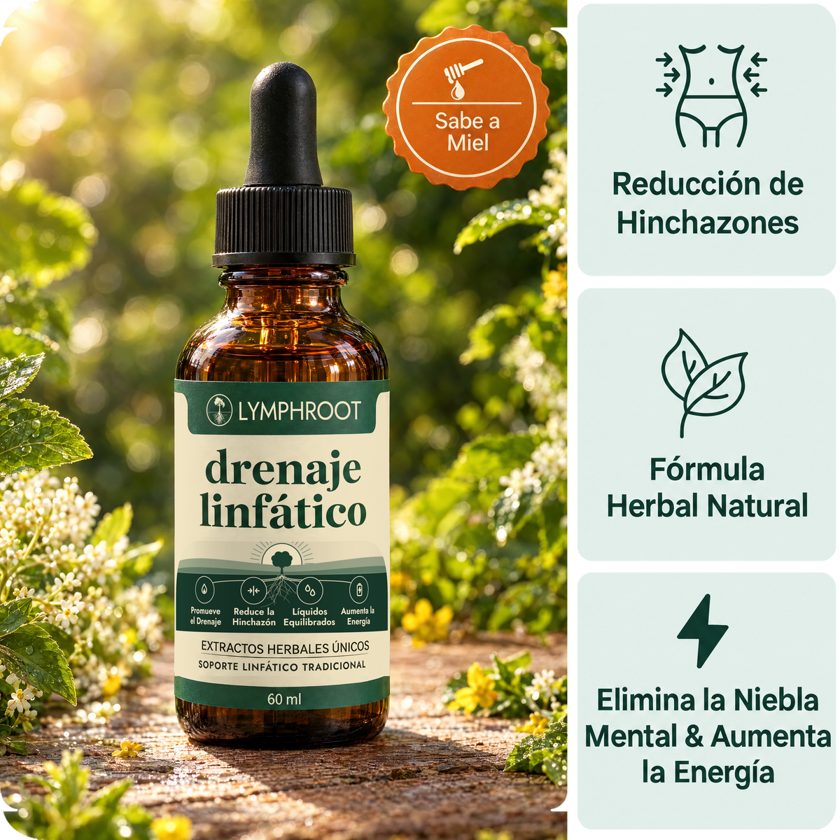 Drenaje Linfático LymphRoot — Gotas Naturales