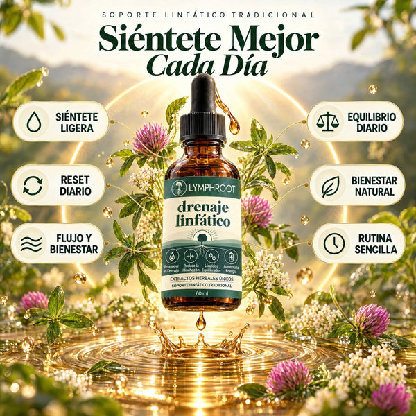 Drenaje Linfático LymphRoot — Gotas Naturales