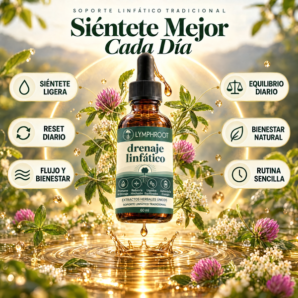 Drenaje Linfático LymphRoot — Gotas Naturales