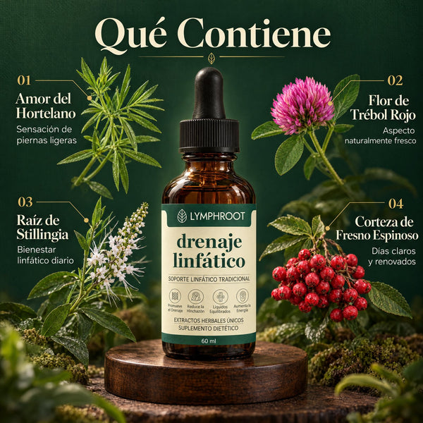 Drenaje Linfático LymphRoot — Gotas Naturales