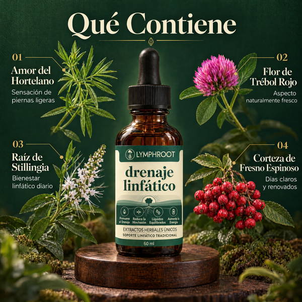 Drenaje Linfático LymphRoot — Gotas Naturales